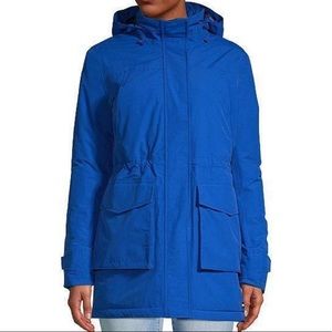 NWT Lands’ End Squall Parka Jacket Waterproof Insulated Royal Blue Size 2X